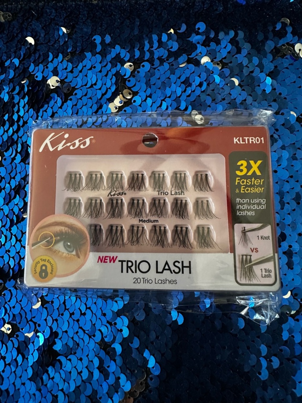 Kiss Trio Lash Medium False Lashes Sealed KLTR01